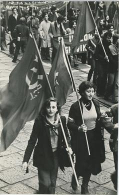 Manifestazione regionale del Pci per l'occupazione e lo sviluppo del Piemonte e del Paese, Torino 30 ottobre 1976, CC BY-NC-ND