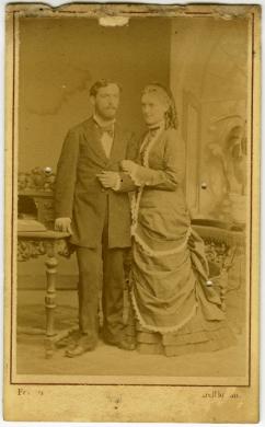 Enrico Matteo Malan con la moglie Mathilde Berrer, 1879, CC BY-SA