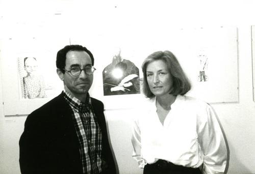Nadia Bassanese con Tullio Pericoli, 26/02/2000, Gelatina ai sali d'argento, CC BY-NC-SA