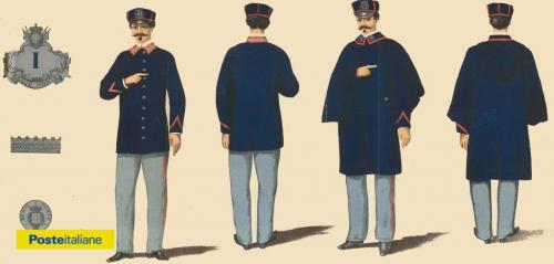 Nuova divisa dei portalettere del Regno d’Italia (1880), CC BY-NC-ND