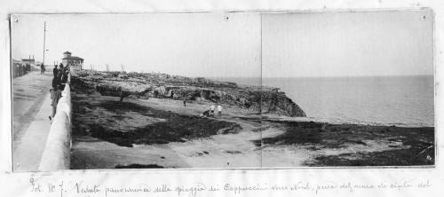 Anonimo, Siracusa - via Arsenale altezza convento frati Cappuccini (Villa Abela sullo sfondo), 1920 circa, Stampa ai sali d'argento, CC BY-SA