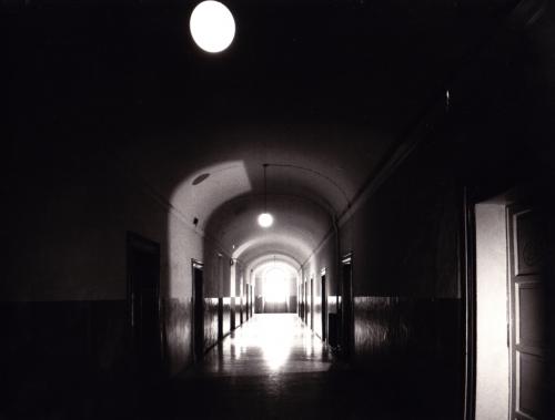Ex Collegio Nolfi, Fano, 1975 circa, Stampa fotografica da negativo in bianco e nero, CC BY-SA