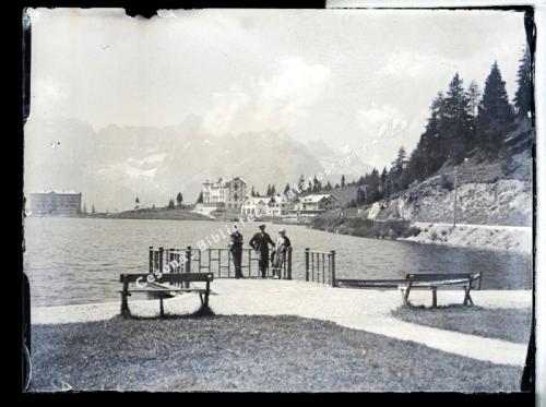 Gaetano Brasa, Sul lago di Misurina, 1910 circa, CC BY-NC-ND