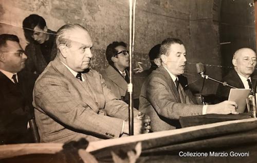 Francesco de Martino, sullo sfondo Enrico Berlinguer e Giancarlo Pajetta, CC BY-SA