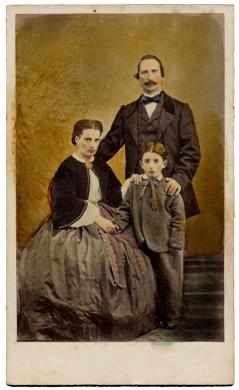 Andrea Lettimi, Famiglia borghese, 1862 circa, albumina/ carta, CC BY-NC-ND