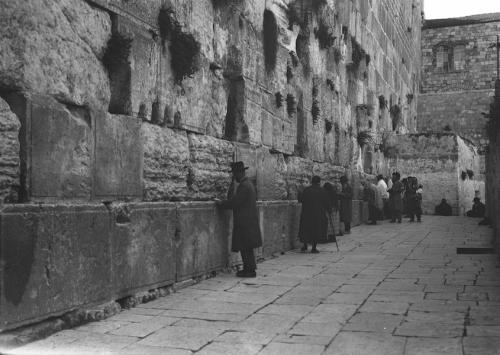 Luigi Borsetti, Il Muro del pianto, 1924 circa, CC BY-SA