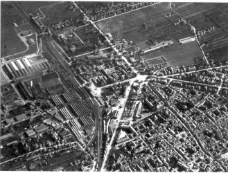 Reggio Emilia dall'alto, 1942