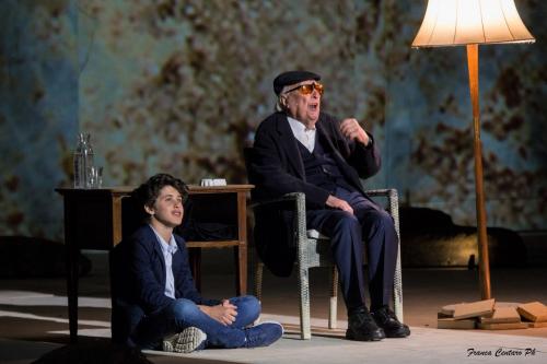 Franca Centaro, Teatro greco di Siracusa. Conversazione su Tiresia. Regia Roberto Andò, 2018, CC BY-SA