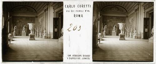 Coretti, Carlo, Roma, Museo Vaticano. Interno, 1911 circa, Diapositiva su vetro alla gelatina bromuro d'argento, CC BY-NC-SA