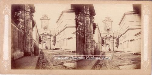Fotografo non identificato, Porta Pia Roma, 1866 circa, positivo all'albumina, CC BY-SA