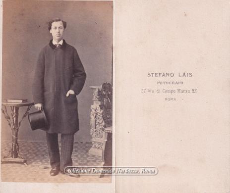 Stefano Lais, Ritratto di giovane uomo, 1865 circa, Positivo all'albumina, CC BY-SA