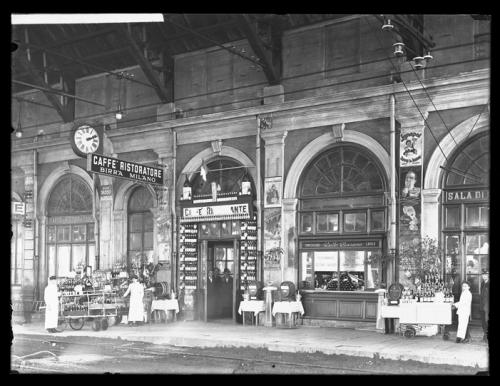Domenico Sartorio, Primo binario della vecchia Stazione, 1930 circa, CC BY-SA