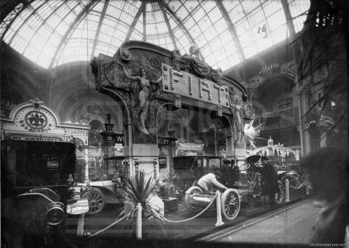 Anonimo, 1905. Stand Fiat al Salone dell'Automobile di Parigi., 1905, Lastre B/N 13x18, CC BY-SA