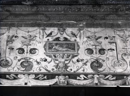 Ferrara, Casa Romei: Filippi C.e aiuti, Decorazione del salone d'onore, fregio/ part., CC BY-NC-ND