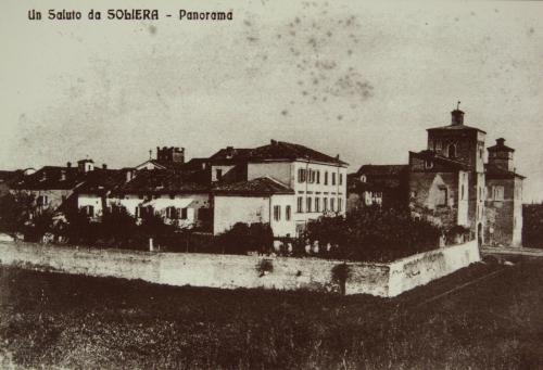 Un saluto da Soliera - Panorama, Cartolina, CC BY-SA