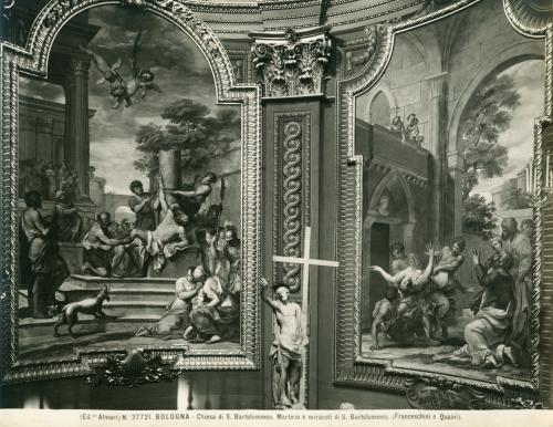 Anonimo, Bologna, Chiesa di San Bartolomeo, Marcantonio Franceschini e Luigi Quaini, Martirio di San Bartolomeo, San Bartolomeo esorcizza un'indemoniata, Gelatina a sviluppo?/carta, CC BY-NC-ND