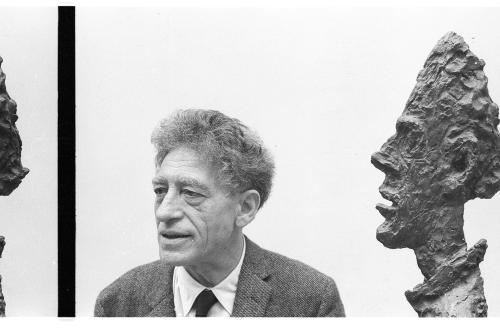 Carlo Bavagnoli, Ritratti di artisti - Alberto Giacometti, 1962, gelatina bromuro d'argento/pellicola in rullo negativa (acetato), CC BY-NC-ND