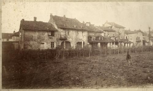 Studio Castellani, Alessandria - L'antico quartiere dell'Arzola prima della sua demolizione nel 1888, 1888, CC BY-SA