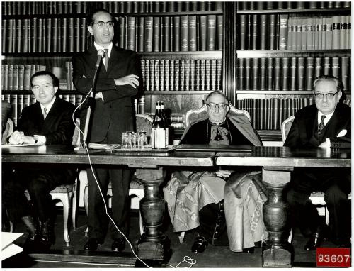 Inaugurazione del Palazzo in via Milano a Roma - Banco di S. Spirito, 1966, CC BY-SA