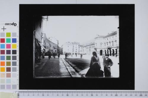 Asota, piazza Carlo Alberto, inizio '900, CC BY-NC-ND