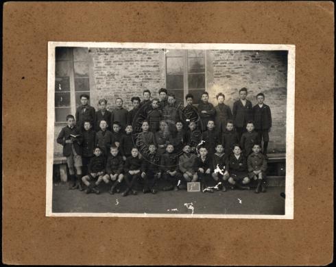 Anonimo, Piumazzo Scuole  Vecchie 1910-1918, post 1910, Gelatina a sviluppo, CC BY-NC-ND