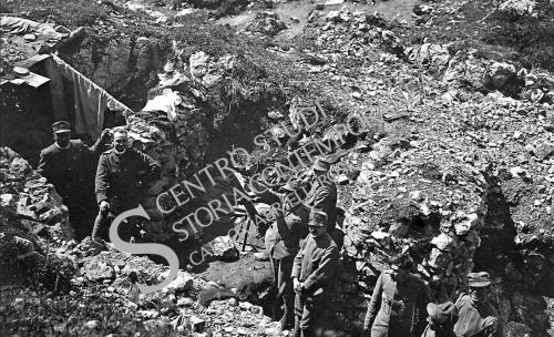 Tenente Bruno Weiss, La guerra in altura, 1917 circa, Impressione su bromuro d'argento, CC BY-SA