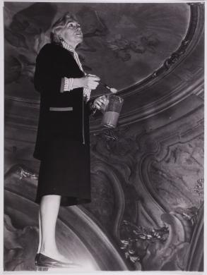 Cantiere di restauro nella cappella di S. Antonio abate del Duomo di Monza, positivo su carta, 1989-1990, CC BY-NC-ND