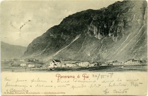 Foikar, Giuseppe, Panorama di Fai, ante 1906, collotipia/ carta, CC BY-NC-ND