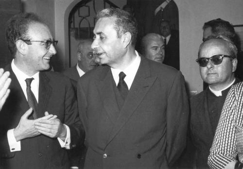 Pietro Rigali, Visita di Aldo Moro al Museo Casa Pascoli (Castelvecchio di Barga), 18/06/1967, stampa b/n, CC BY-NC-ND