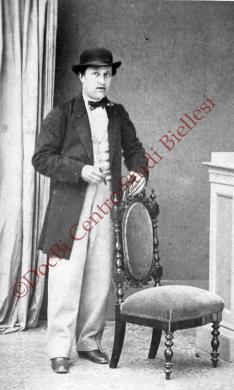 Filiberto Corte (padre di Camillo) a La Spezia, 1864, CC BY-SA