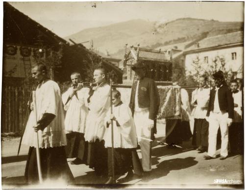 François-Jean Baptiste Martinet, Celebrazioni per l'ottavo centenario della morte di Sant'Anselmo ad Aosta, 1909, Stampa aristotipica, CC BY-NC-SA