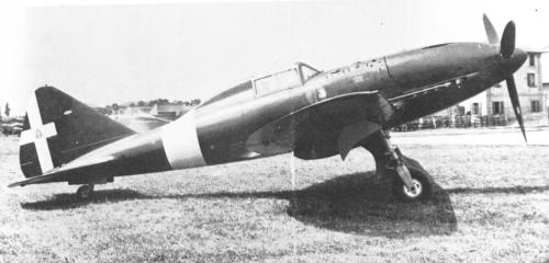 Caccia RE 2005 con insegne della Regia Aeronautica, 1943 circa, CC BY-NC-ND