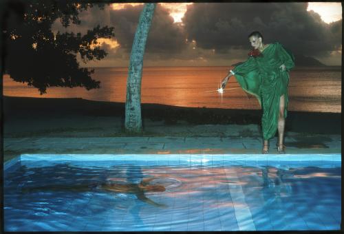 Barbieri Gian Paolo, Christiana Stednten per Vogue Francia, Seychelles, 1976, Fotografia, CC BY-SA