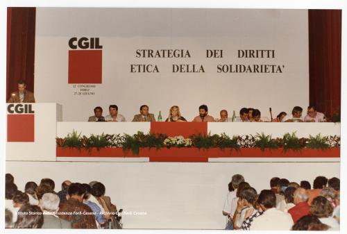 Camera territoriale del lavoro di Forlì, XII concresso Cgil di Forlì, 27/07/1991, stampe a sviluppo cromogeno carta, CC BY-SA