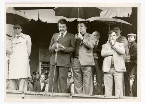 Camera territoriale del lavoro di Forlì, Manifestazione rapimento Moro (Forlì), 16/03/1978, stampe gelatina bromuro d'argento/carta, CC BY-SA