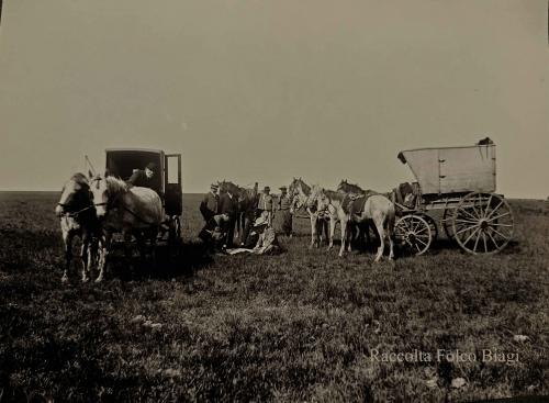 Diligenza, gelatina ai sali d'argento, CC BY-SA